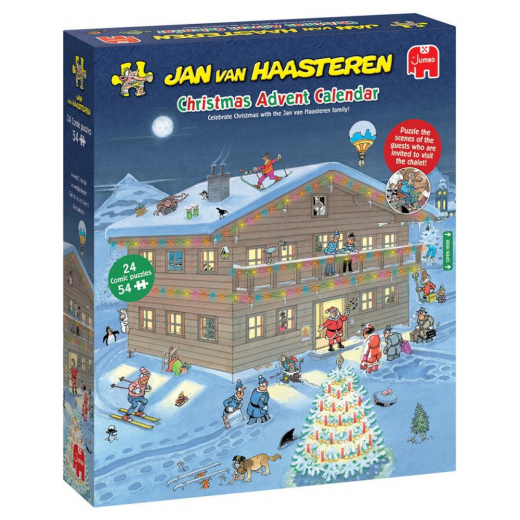 Jan van Haasteren Pussel - Adventskalender 2025 - 24 x 54 Bitar i gruppen PUSSEL / Jan van Haasteren hos Spelexperten (1110100708)