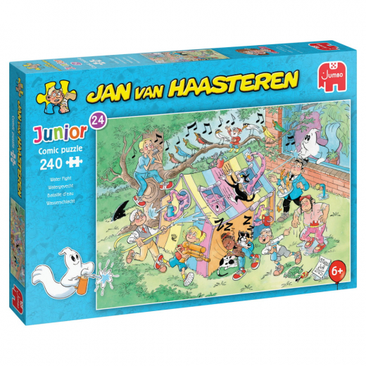 Jan van Haasteren Pussel - Water Fight 240 Bitar i gruppen PUSSEL / < 750 bitar hos Spelexperten (1110100878)