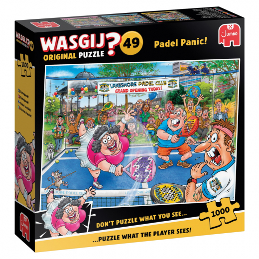 Wasgij? Original #49 - Padel Panic! 1000 Bitar i gruppen PUSSEL / 1000 bitar hos Spelexperten (1110100902)