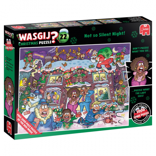 Wasgij? Christmas #22 - Not so Silent Night! 1000 Bitar i gruppen PUSSEL / 1000 bitar hos Spelexperten (1110100904)