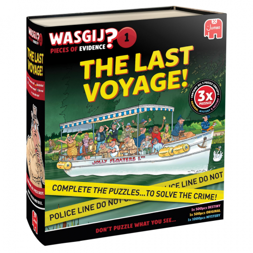 Wasgij: Pieces of Evidence 1 - The Last Voyage! 2000 Bitar i gruppen SÄLLSKAPSSPEL / Escape Room / Escape Room pussel hos Spelexperten (1110100905)