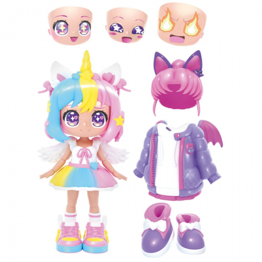 Animakii Unicorn + Bat 1 Docka i gruppen LEKSAKER / Figurer och lekset hos Spelexperten (11125013)