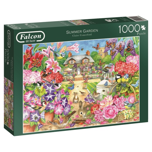 Jumbo Pussel - Summer Garden 1000 Bitar i gruppen  hos Spelexperten (11171)