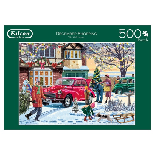 Jumbo Pussel - December shopping 500 Bitar i gruppen  hos Spelexperten (11184)