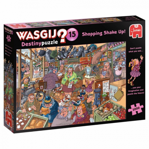Wasgij? Destiny #15 - Shopping Shake Up! 1000 Bitar i gruppen PUSSEL / Wasgij hos Spelexperten (1119800091)