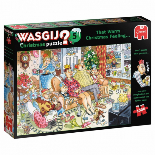 Wasgij? Christmas #5 - That Warm Christmas Feeling... 1000 Bitar i gruppen PUSSEL / Wasgij hos Spelexperten (1119800097)