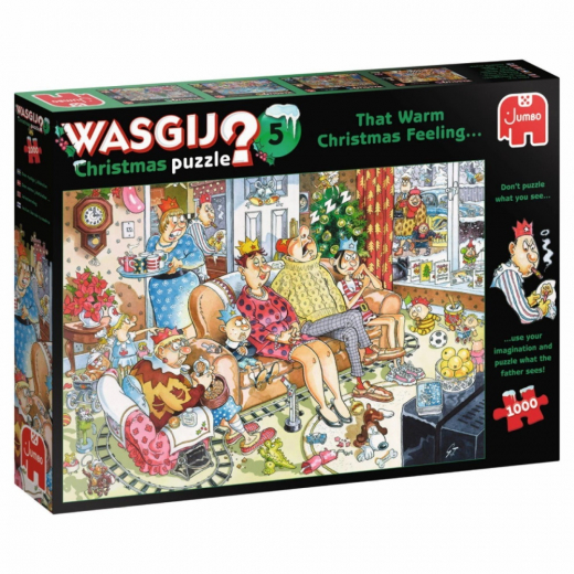 Wasgij? Christmas #5 - That Warm Christmas Feeling... 1000 Bitar i gruppen  hos Spelexperten (1119800097)