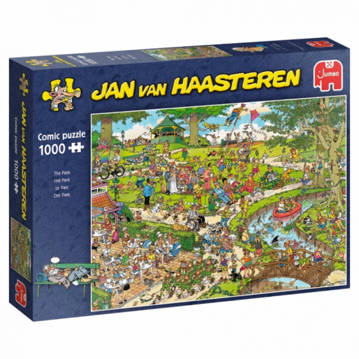 Jan van Haasteren Pussel - The Park 1000 Bitar i gruppen PUSSEL / 1000 bitar hos Spelexperten (1119800101)