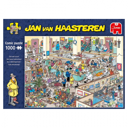 Jan van Haasteren Pussel - Get Well Soon! 1000 Bitar i gruppen PUSSEL / Jan van Haasteren hos Spelexperten (1119800121)