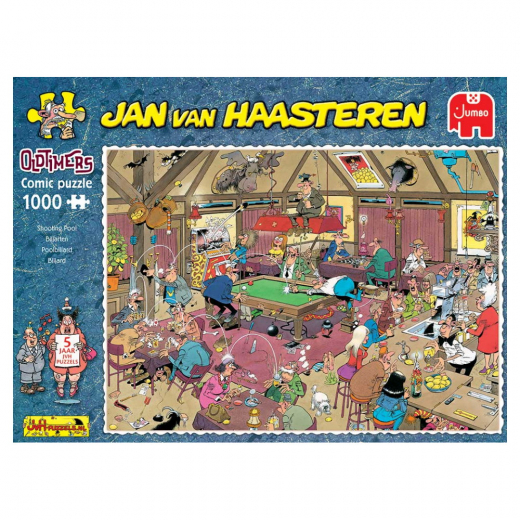 Jan van Haasteren Pussel - Shooting Pool 1000 Bitar i gruppen  hos Spelexperten (1119800283)