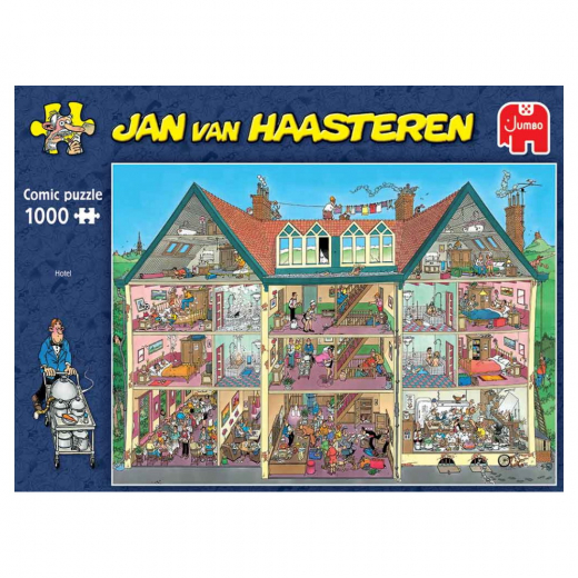 Jan van Haasteren - Hotel 1000 Bitar i gruppen PUSSEL / Jan van Haasteren hos Spelexperten (1119801832)