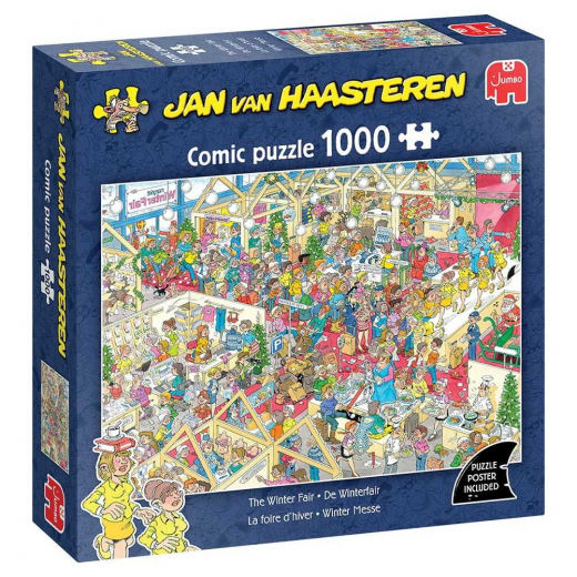 Jan van Haasteren Pussel - The Winter Fair 1000 Bitar i gruppen PUSSEL / 1000 bitar hos Spelexperten (1119802029)