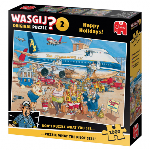 Wasgij? Original #2 - Happy Holidays 1000 Bitar i gruppen PUSSEL / 1000 bitar hos Spelexperten (1119802034)