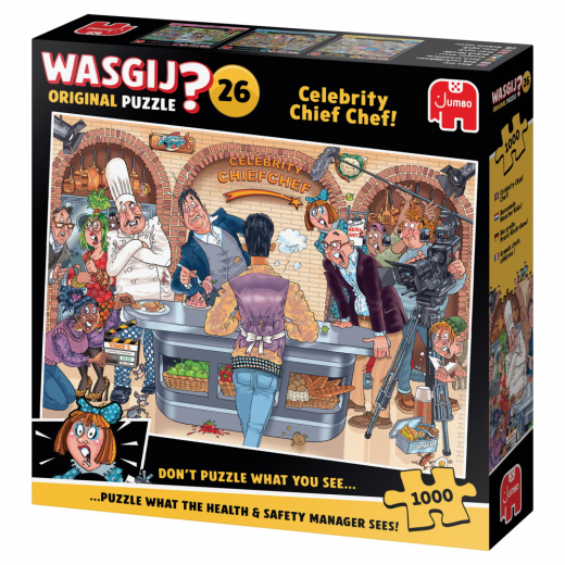Wasgij? Original #26 - Celebrity Chief Chef! 1000 Bitar i gruppen PUSSEL / 1000 bitar hos Spelexperten (1119802038)