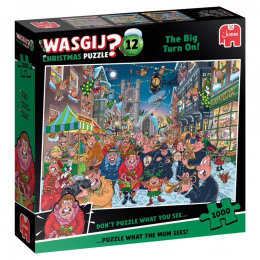 Wasgij? Christmas #12 - The Big Turn On! 1000 Bitar i gruppen Nyheter hos Spelexperten (1119802220)