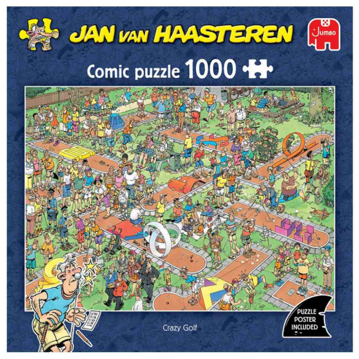 Jan van Haasteren Pussel: Crazy Golf 1000 Bitar i gruppen PUSSEL / 1000 bitar hos Spelexperten (1119802226)
