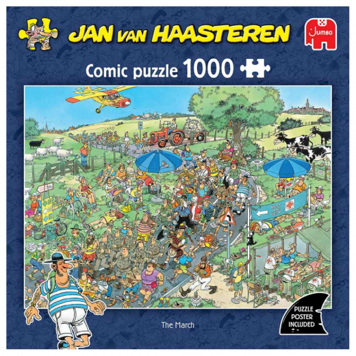 Jan van Haasteren Pussel: The March 1000 Bitar i gruppen PUSSEL / 1000 bitar hos Spelexperten (1119802227)