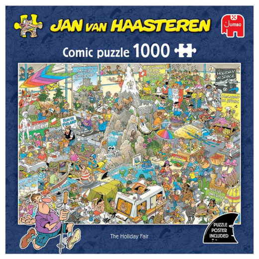 Jan van Haasteren Pussel: The Holiday Fair 1000 Bitar i gruppen PUSSEL / 1000 bitar hos Spelexperten (1119802234)