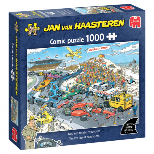 Jan van Haasteren Pussel - The Last Lap at Zandvoort 1000 bitar i gruppen PUSSEL / Jan van Haasteren hos Spelexperten (1119802297)