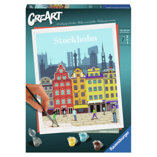 CreArt Colorful Stockholm i gruppen LEKSAKER / Skapa & måla hos Spelexperten (11223644)