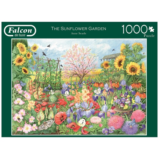 Jumbo Pussel - The sunflower garden 1000 Bitar i gruppen  hos Spelexperten (11224)