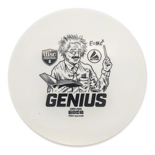 Discmania Active Genius White i gruppen UTOMHUSSPEL / Disc Golf & frisbee / Fairway Drivers hos Spelexperten (112355)
