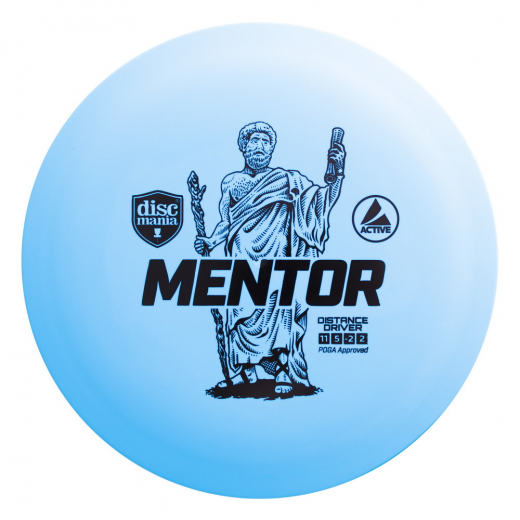 Discmania Active Mentor Light Blue i gruppen UTOMHUSSPEL / Disc Golf & frisbee / Distance Drivers hos Spelexperten (112362)