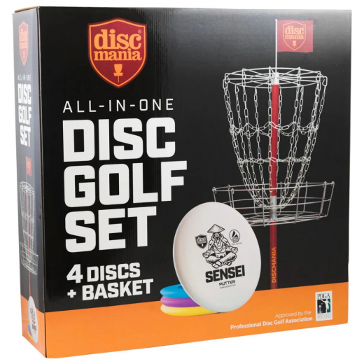 Discmania All-In-One Disc Golf Set i gruppen UTOMHUSSPEL / Disc Golf & frisbee / Utrustning & set hos Spelexperten (112513)