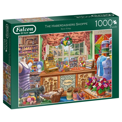 Jumbo Pussel - The Haberdashers shoppe 1000 Bitar i gruppen  hos Spelexperten (11256)