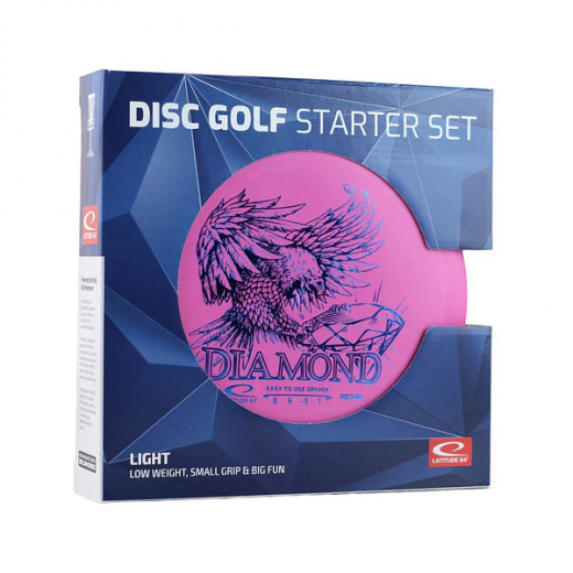 Latitude 64° Disc Golf Starter Set Light i gruppen UTOMHUSSPEL / Disc Golf & frisbee / Utrustning & set hos Spelexperten (113389)