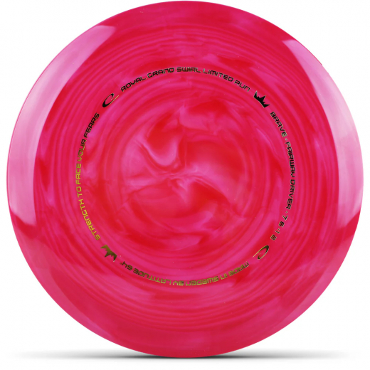 Latitude 64° Grand Swirl Brave Limited Edition Red White i gruppen UTOMHUSSPEL / Disc Golf & frisbee hos Spelexperten (114386)