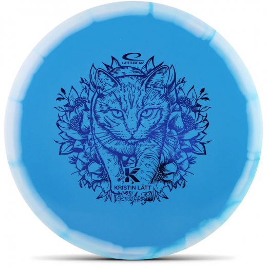 Latitude 64° Gold Orbit Claymore Kristin Lätt Team Series 2025 Turquoise White i gruppen UTOMHUSSPEL / Disc Golf & frisbee / Midrange hos Spelexperten (115707)