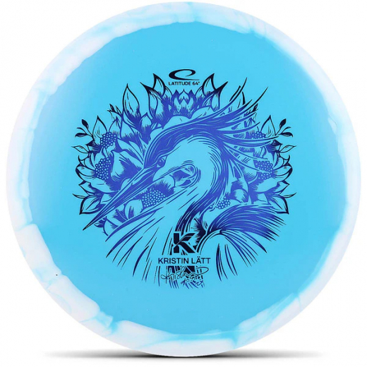 Latitude 64° Gold Orbit Saint Pro Kristin Lätt Team Series 2025 Turquoise White i gruppen UTOMHUSSPEL / Disc Golf & frisbee / Fairway Drivers hos Spelexperten (115711)