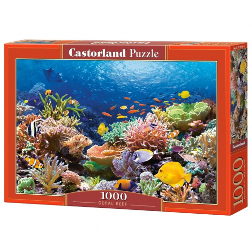 Castorland - Coral Reef Fishes 1000 Bitar i gruppen PUSSEL / Castorland hos Spelexperten (116509)