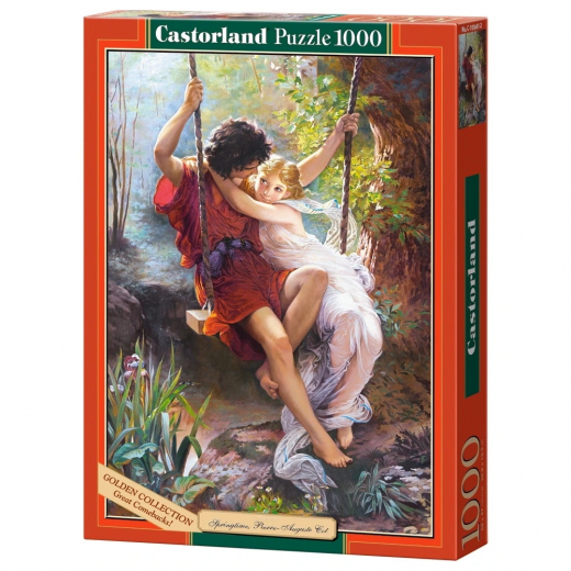 Castorland - Springtime, Pierre-Auguste Cot 1000 Bitar i gruppen PUSSEL / 1000 bitar hos Spelexperten (116768)