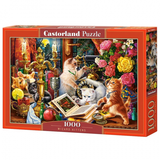 Castorland - Wizard Kittens 1000 Bitar i gruppen PUSSEL / 1000 bitar hos Spelexperten (116772)