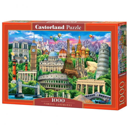 Castorland - Famous Landmarks 1000 Bitar i gruppen PUSSEL / 1000 bitar hos Spelexperten (116777)