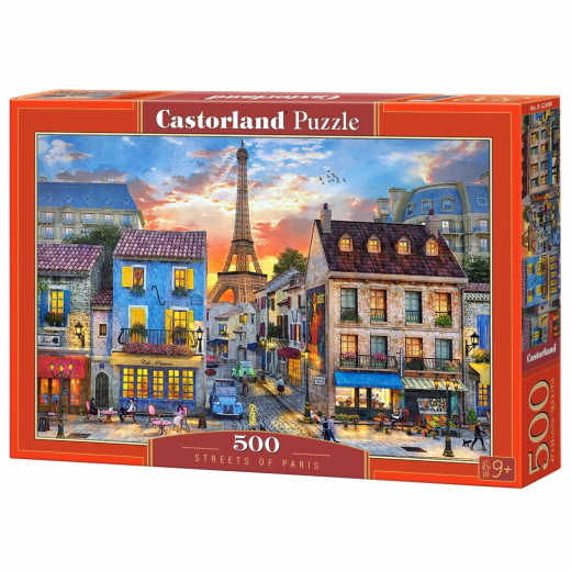 Castorland - Streets of Paris 500 Bitar i gruppen PUSSEL / < 750 bitar hos Spelexperten (116915)