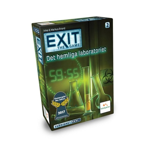 Exit: The Game - Det hemliga laboratoriet (Swe) i gruppen SÄLLSKAPSSPEL / Strategispel hos Spelexperten (119116)