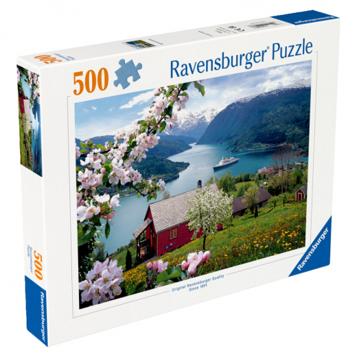 Ravensburger Pussel: Scandinavian Idyll 500 Bitar i gruppen PUSSEL / < 750 bitar hos Spelexperten (12000208)