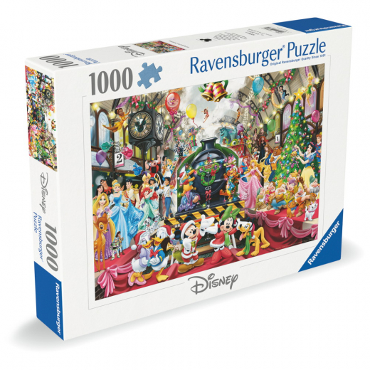 Ravensburger pussel: Disney All Aboard For Christmas 1000 Bitar i gruppen  hos Spelexperten (12000661)