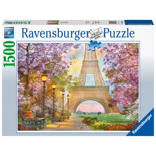 Ravensburger pussel: Paris Romance 1500 Bitar i gruppen PUSSEL / 1500 bitar hos Spelexperten (12000694)