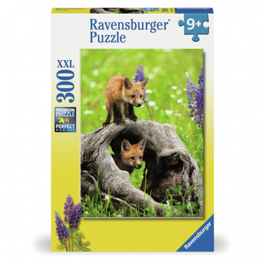 Ravensburger Pussel: Curious Foxes 300 XXL Bitar i gruppen PUSSEL / Barnpussel hos Spelexperten (12000871)