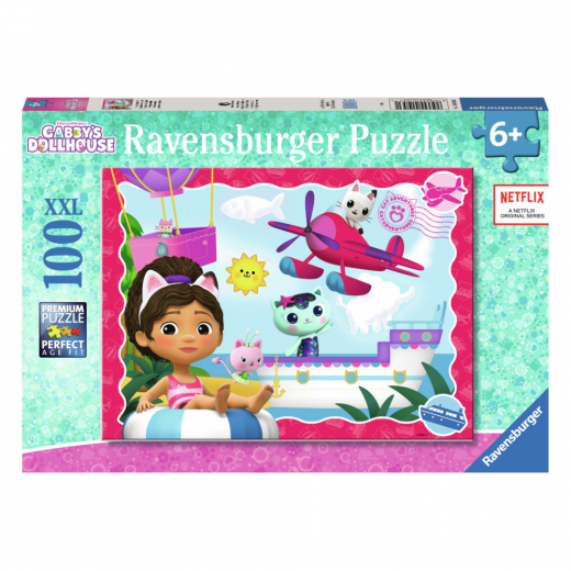 Ravensburger Pussel: Gabby's Dollhouse 100 XXL Bitar i gruppen PUSSEL / Barnpussel hos Spelexperten (12001053)