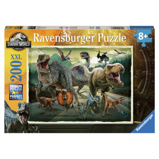 Ravensburger Pussel: Jurassic World 200 XXL Bitar i gruppen PUSSEL / Barnpussel hos Spelexperten (12001058)