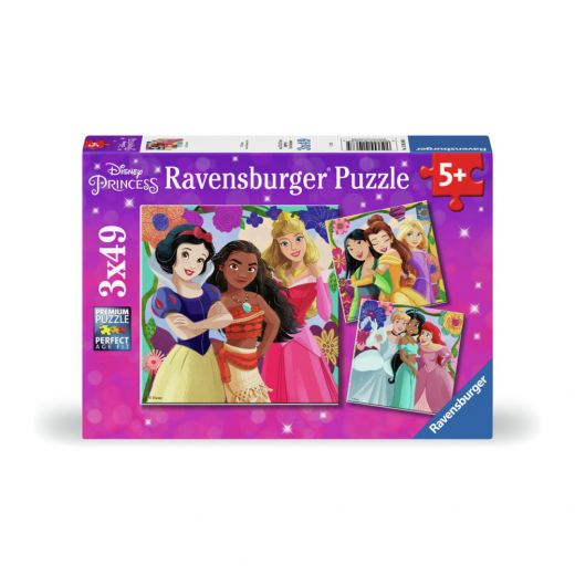 Ravensburger Pussel: Disney Princess 3x49 Bitar i gruppen PUSSEL / Barnpussel hos Spelexperten (12001068)