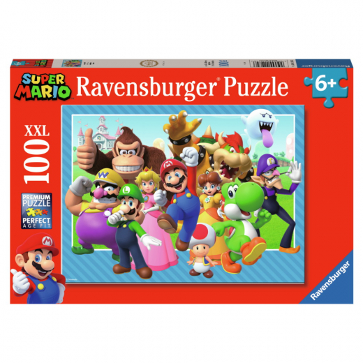 Ravensburger Pussel: Super Mario 100 XXL Bitar i gruppen PUSSEL / Barnpussel hos Spelexperten (12001074)