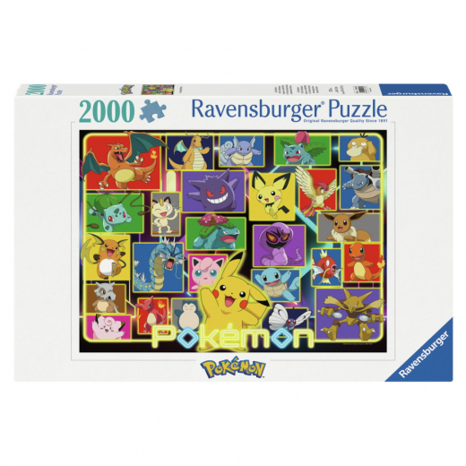 Ravensburger Pussel: Pokémon 2000 Bitar i gruppen PUSSEL / 2000 bitar > hos Spelexperten (12001130)