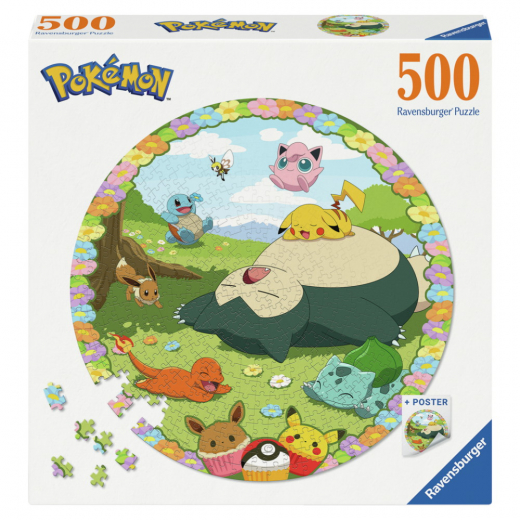 Ravensburger Pussel: Blooming Pokémon 500 Bitar i gruppen PUSSEL / < 750 bitar hos Spelexperten (12001131)