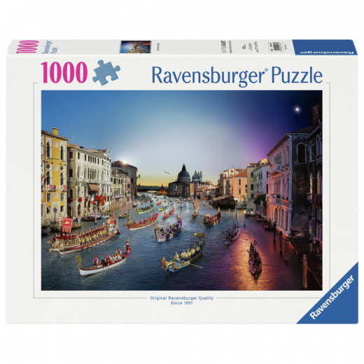 Ravensburger Pussel: Venice Day to Night 1000 Bitar i gruppen PUSSEL / 1000 bitar hos Spelexperten (12001433)